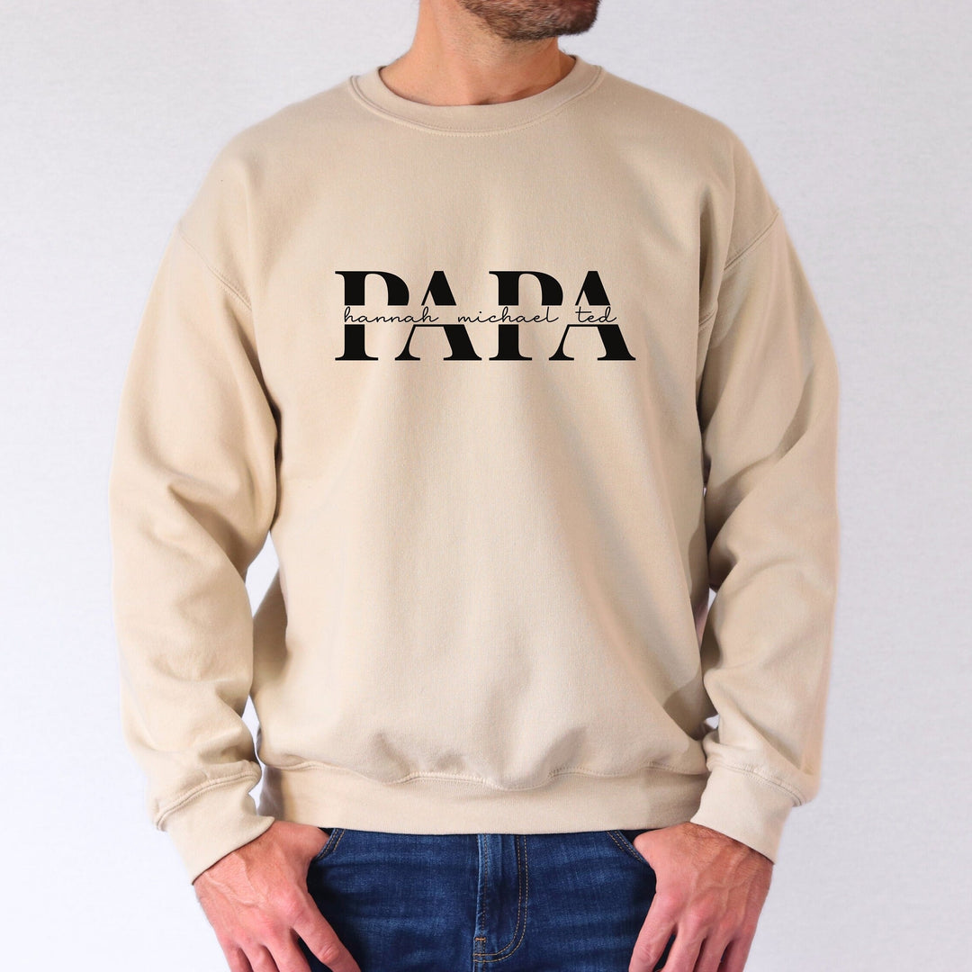 Sweat-shirt personnalisé à transfert thermique pour papa