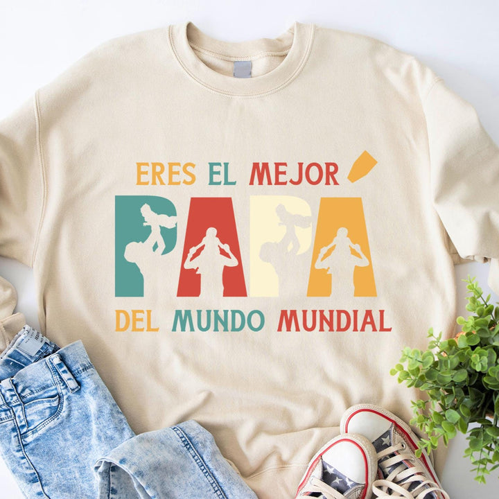 T-shirts et sweat-shirts photo personnalisés à transfert thermique pour PAPA