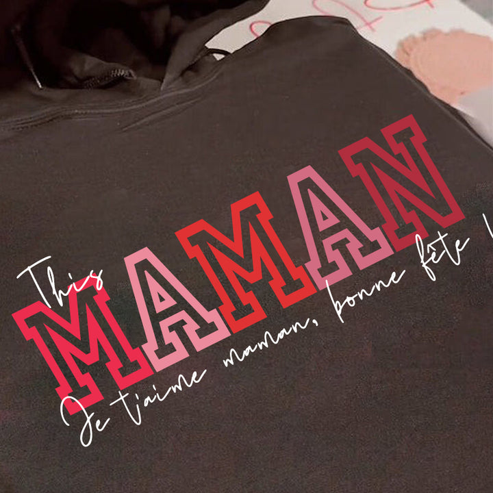 Sweat personnalisé Cadeau pour la fête des mères