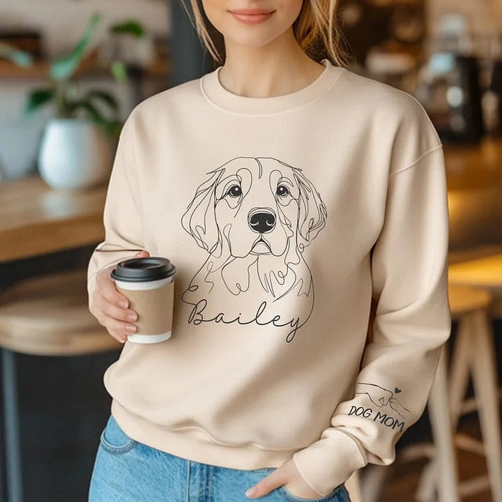 Sweat à capuche personnalisé avec photo d'animal de compagnie, sweat-shirt à capuche personnalisé pour chien