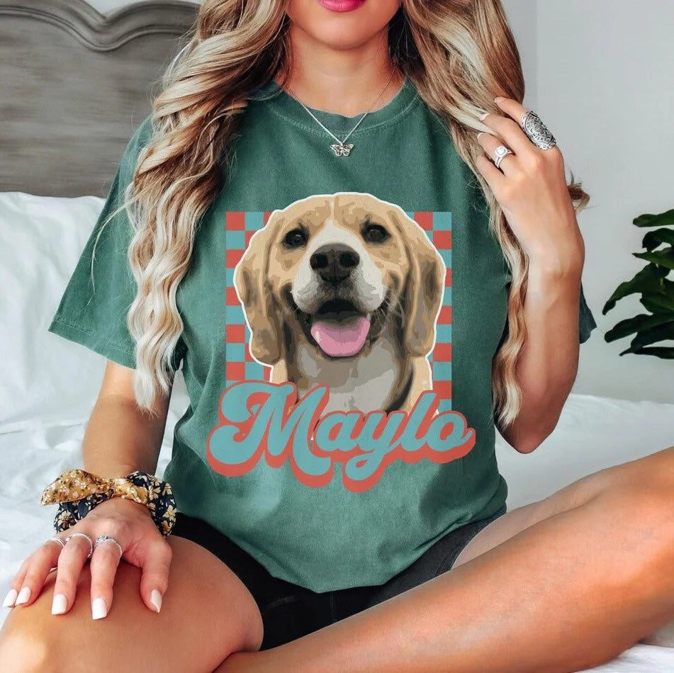 T-shirt personnalisé pour animal de compagnie, cadeau pour chien/chat