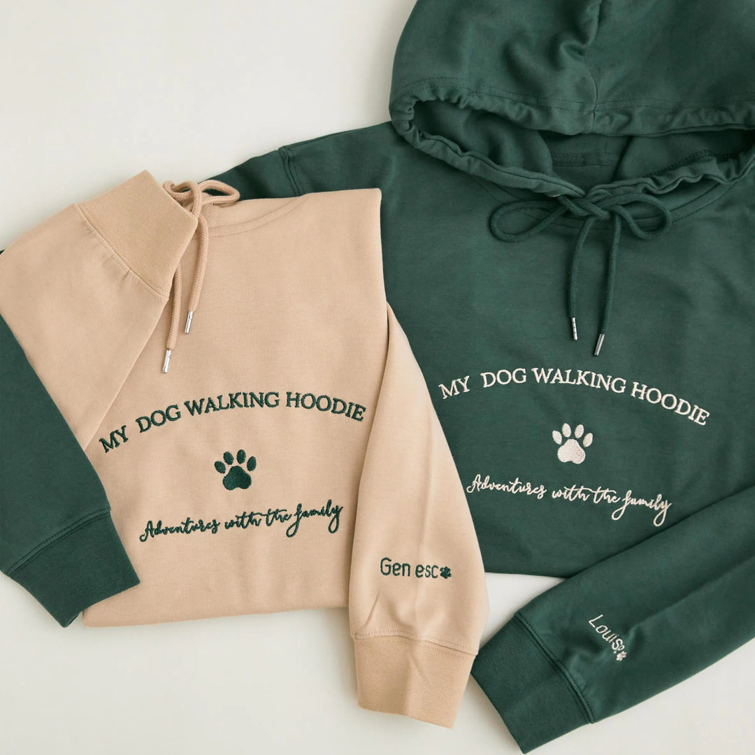 Sweat-shirt brodé avec empreinte d'animal