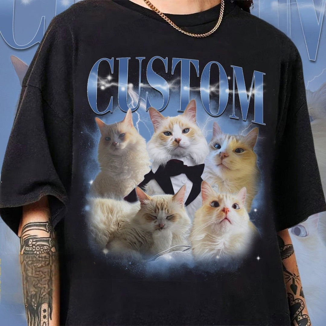 T-shirt personnalisé pour animaux de compagnie/vintage