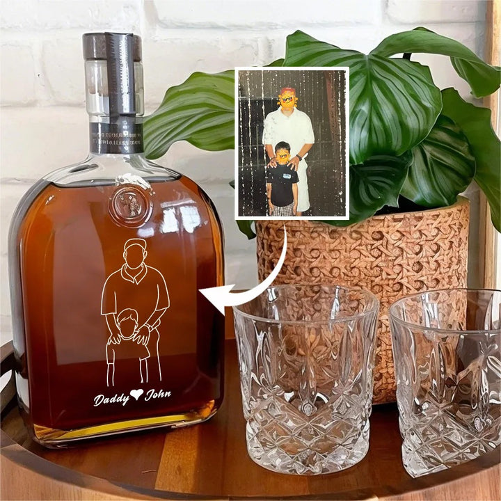 Personnalisez votre bouteille de whisky avec des photos et des mots pour capturer un beau moment