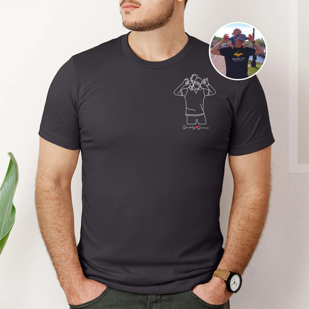 Sweat-shirt imprimé photo pour papa/papy/dad，Bonne fête des pères
