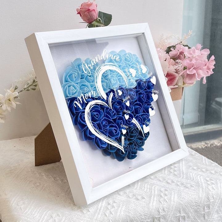Première maman, maintenant grand-mère - Boîte à fleurs personnalisée