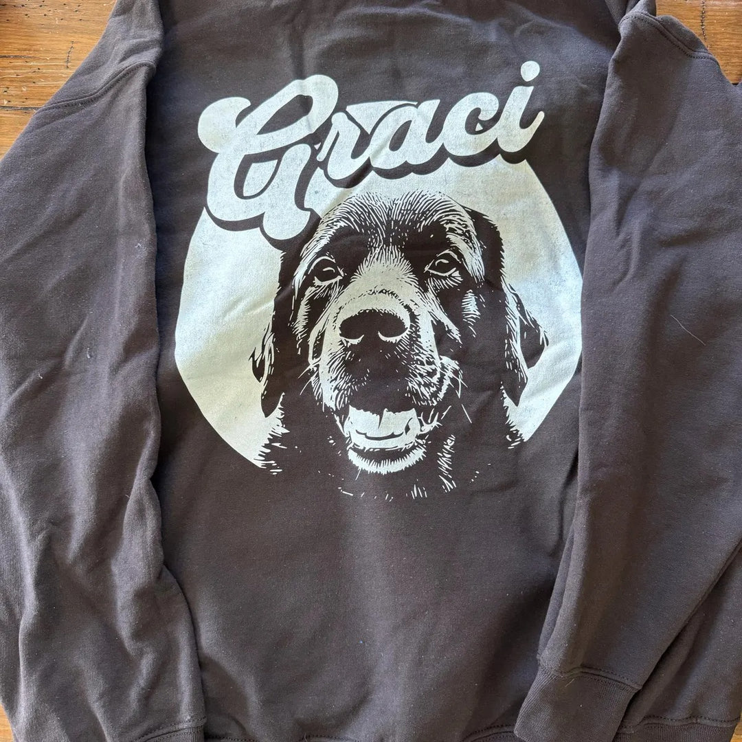 T-shirt personnalisé pour chien/chat de compagnie/vintage