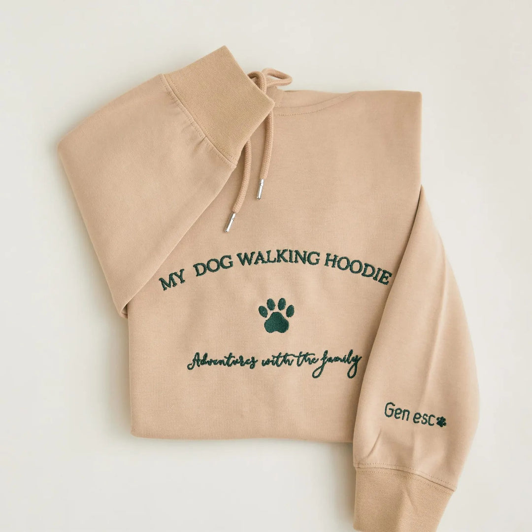 Sweat-shirt brodé avec empreinte d'animal
