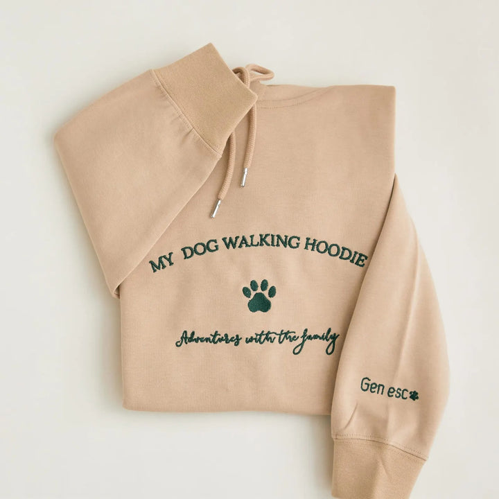 Sweat-shirt brodé avec empreinte d'animal