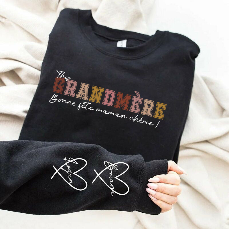 Sweat personnalisé Cadeau pour la fête des mères