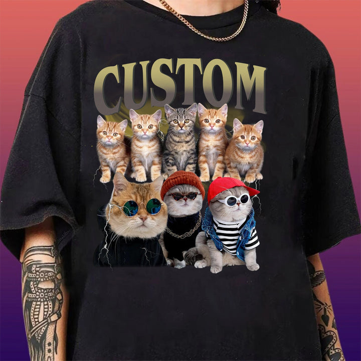T-shirt Vintage Personnalisé pour Animaux/pet