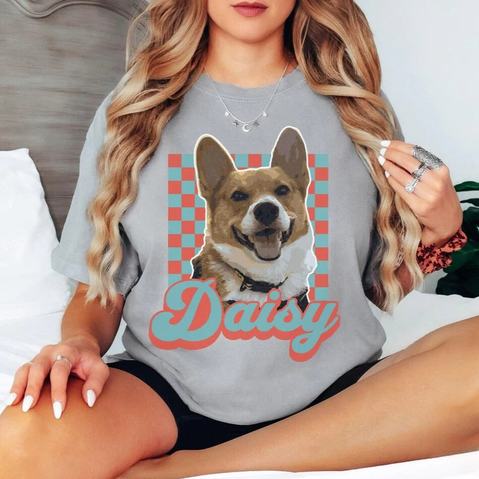 T-shirt personnalisé pour animal de compagnie, cadeau pour chien/chat