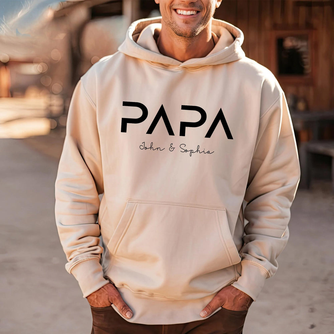Sweat-shirt personnalisé à transfert thermique pour PAPA/DADA