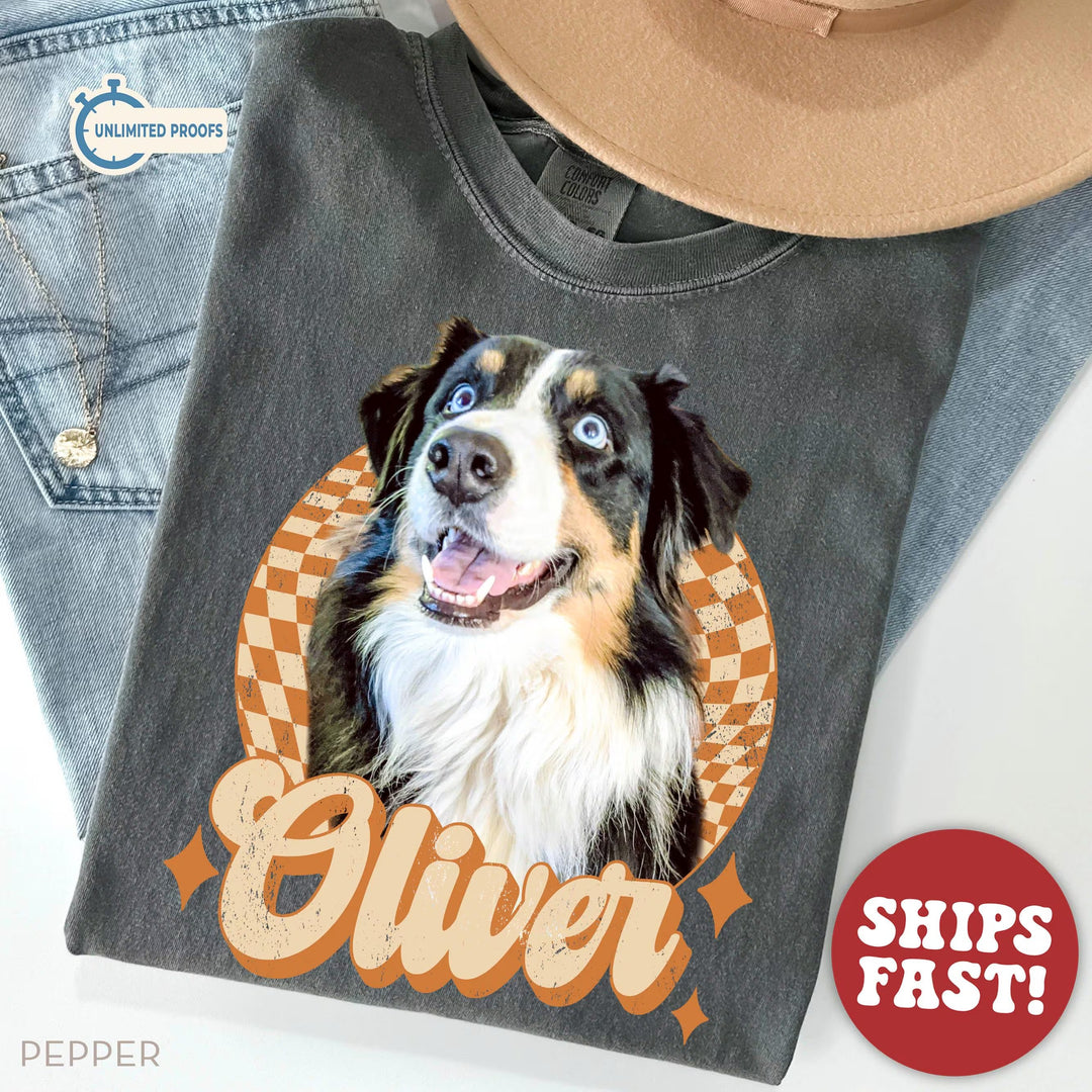 T-shirt personnalisé pour animal de compagnie, cadeau souvenir pour chien