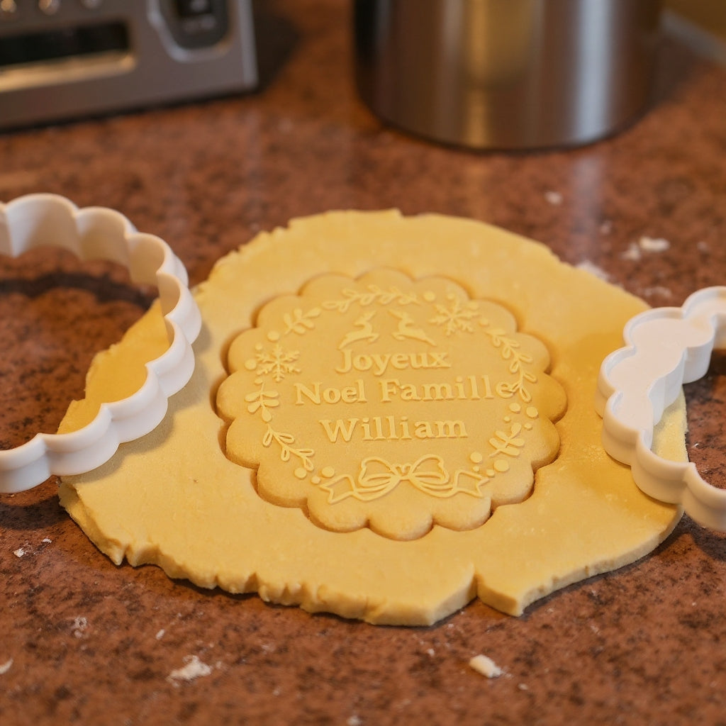 2025 Tampon à biscuits acrylique de Noël personnalisé