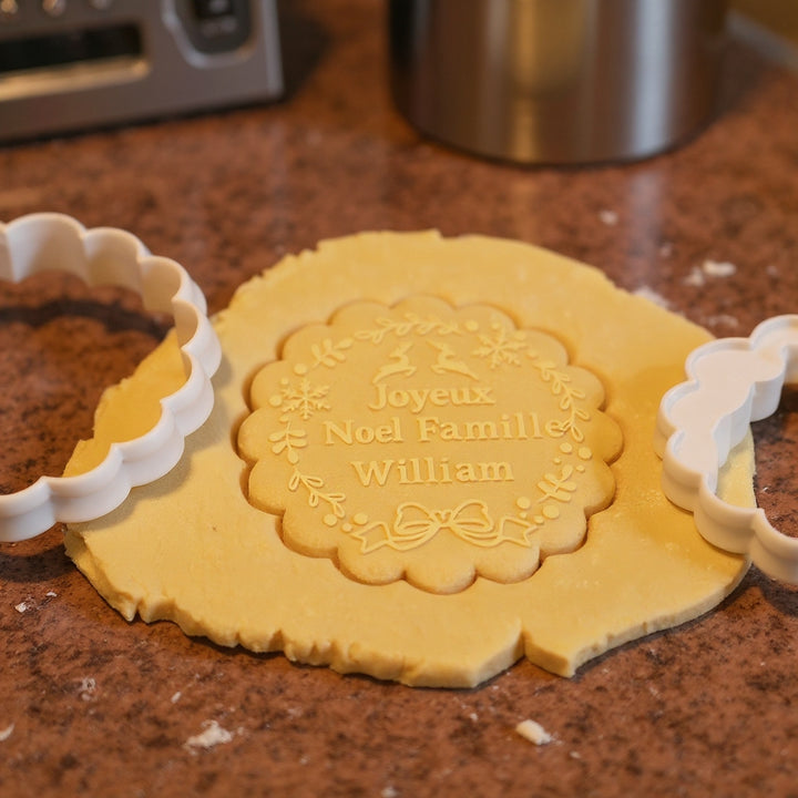 2025 Tampon à biscuits acrylique de Noël personnalisé