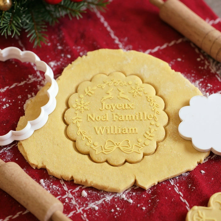 2025 Tampon à biscuits acrylique de Noël personnalisé