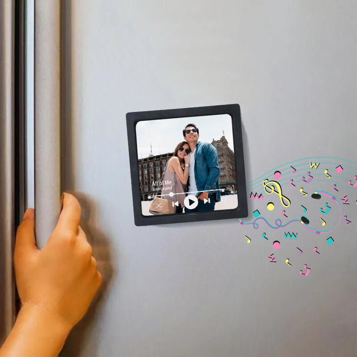 Aimant de frigo musical personnalisé avec image personnalisée