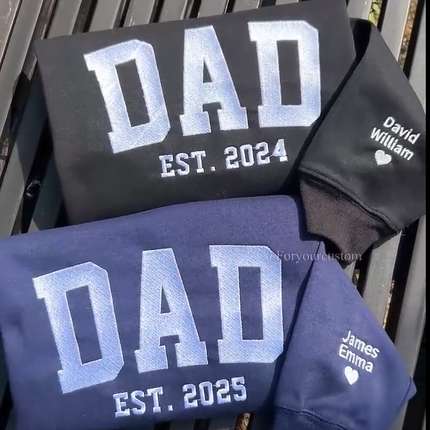 Sweatshirt Brodé - Cadeau Parfait pour PAPA/MAMAN
