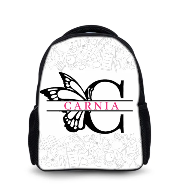 Sac à dos pour enfant avec Dinosaure 1 Prénom personnalisé Cartable Sac maternelle