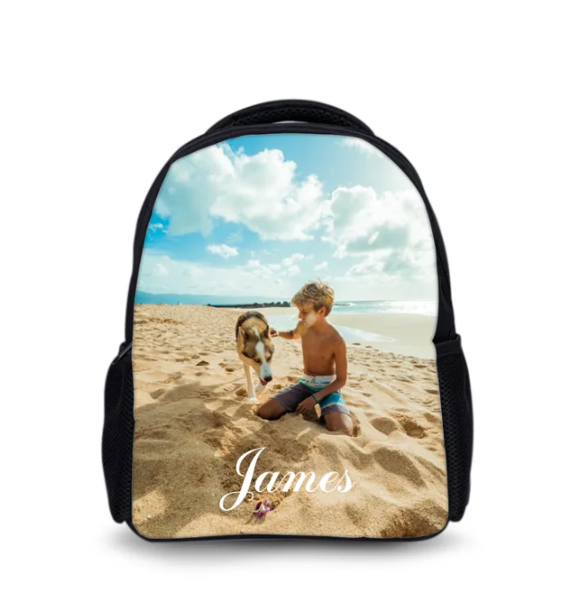 Sac à dos pour enfant avec Dinosaure 1 Prénom personnalisé Cartable Sac maternelle
