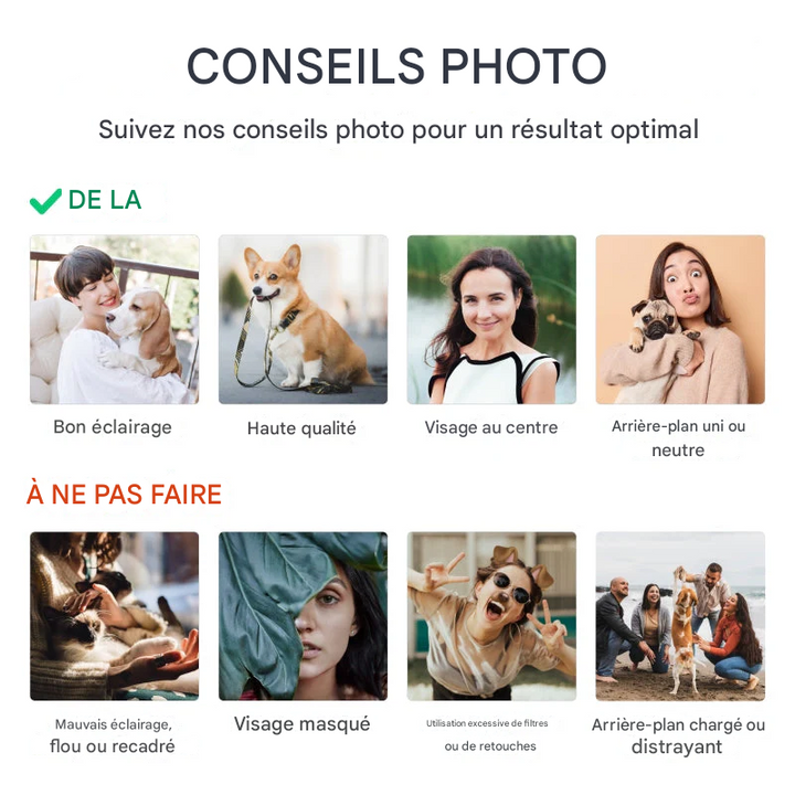 Ornement en acrylique personnalisé avec photo – Cadeaux de Noël et d’anniversaire pour maman, papa, frère, sœur, enfants – Enveloppé d’amour