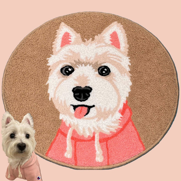 Tapis pour animaux de compagnie dessin animé personnalisé