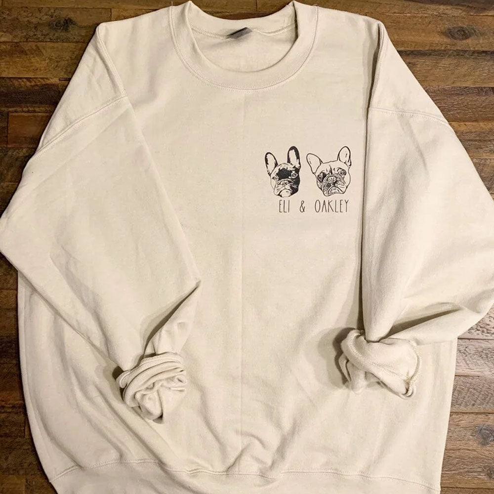 Personnalisation de plusieurs motifs d'animaux-sweatshirt