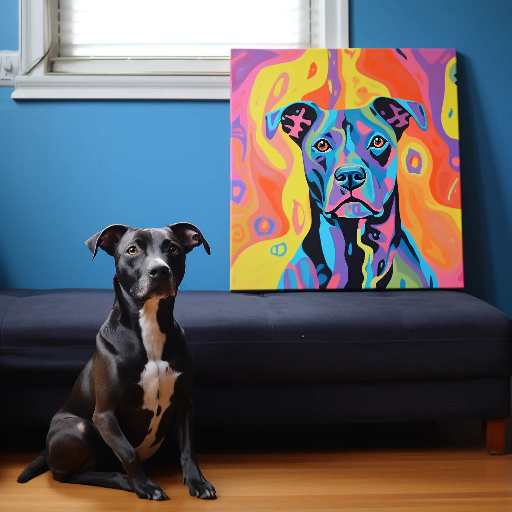 Portrait d'art pop