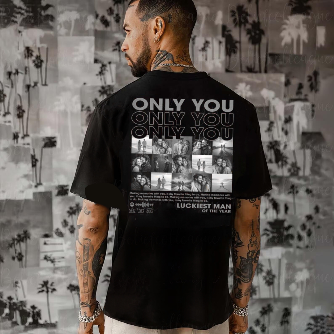 T-shirt photo personnalisé