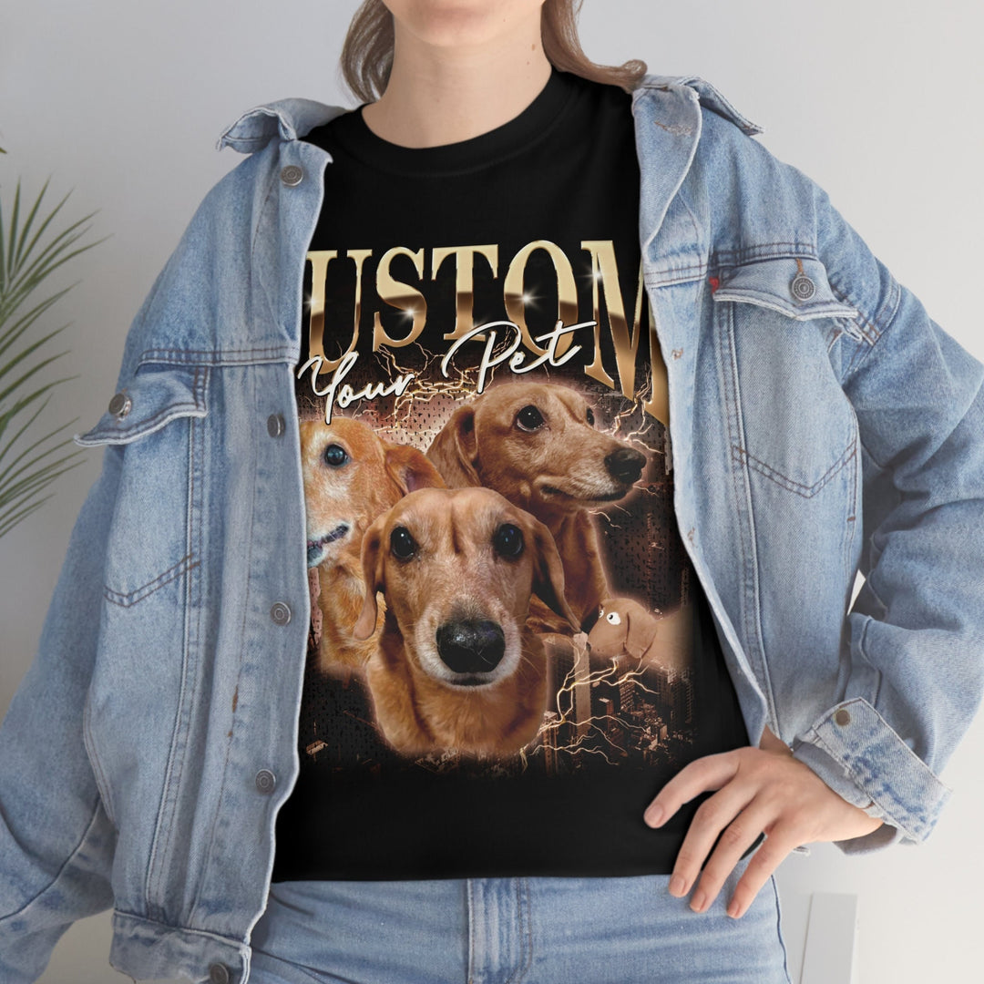 Sweat-shirt vintage personnalisé pour animaux de compagnie Hip Hop