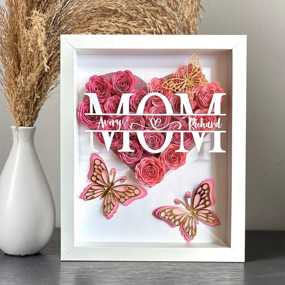 Boîte à Fleurs Papillon Personnalisée pour la Fête des Mères 🦋