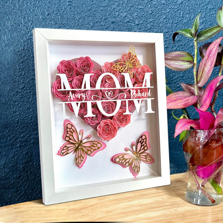 Boîte à Fleurs Papillon Personnalisée pour la Fête des Mères 🦋