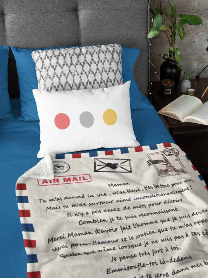 Maman-Couverture plaids polaire Cadeau Fête des mères D-Style