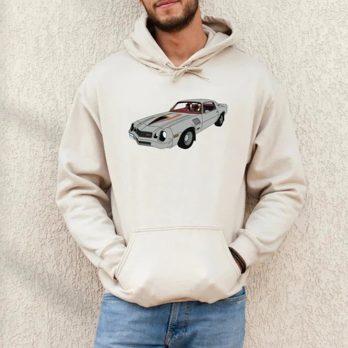 Sweat-shirt photo voiture et moto homme et femme