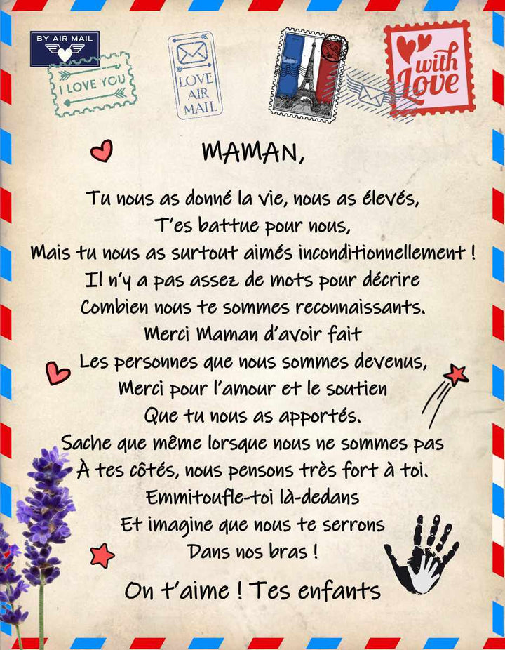 Maman-Couverture plaids polaire Cadeau Fête des mères C-Style