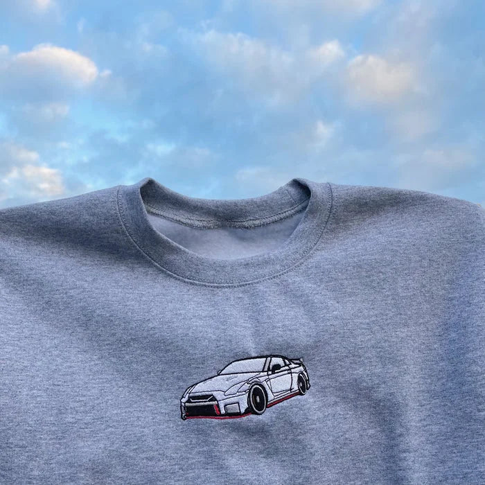 Sweat-shirt brodé de voiture personnalisé