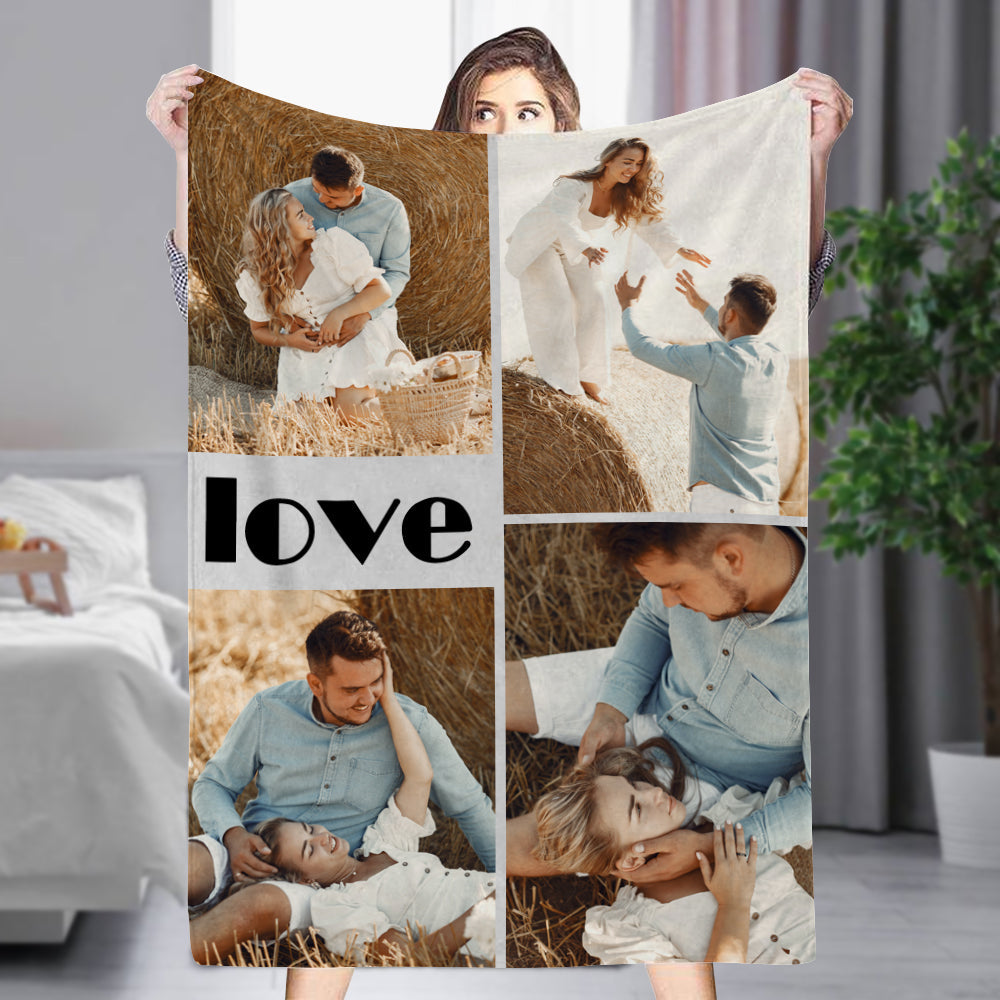 Couvertures personnalisées  - Cadeau commémoratif pour Couples