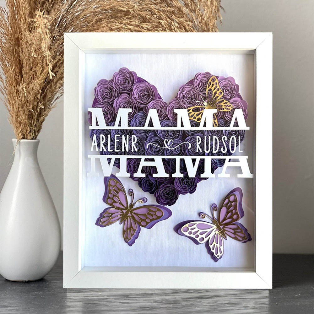 Boîte à Fleurs Papillon Personnalisée pour la Fête des Mères 🦋