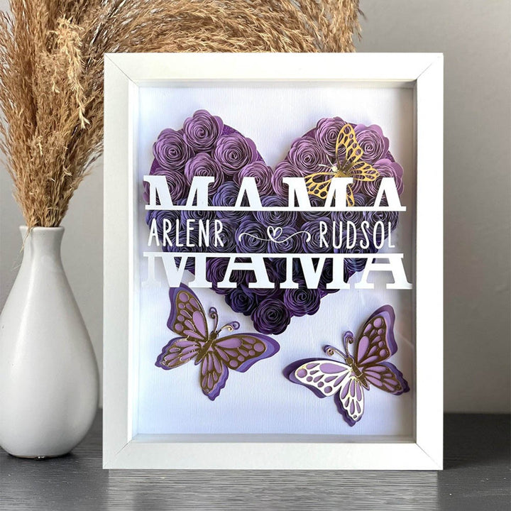 Boîte à Fleurs Papillon Personnalisée pour la Fête des Mères 🦋